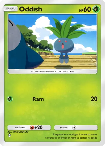 Oddish card image