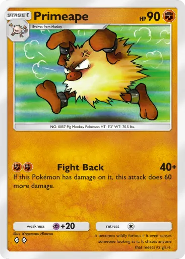 Primeape card image