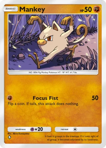 Mankey card image