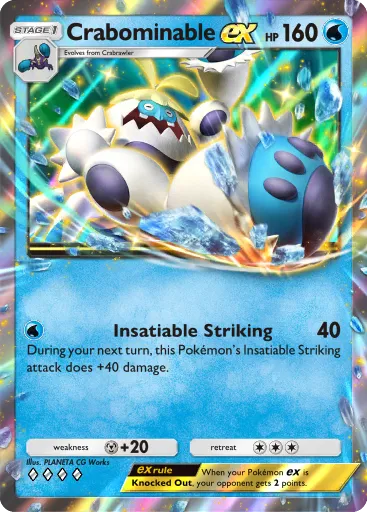 Crabominable ex card image
