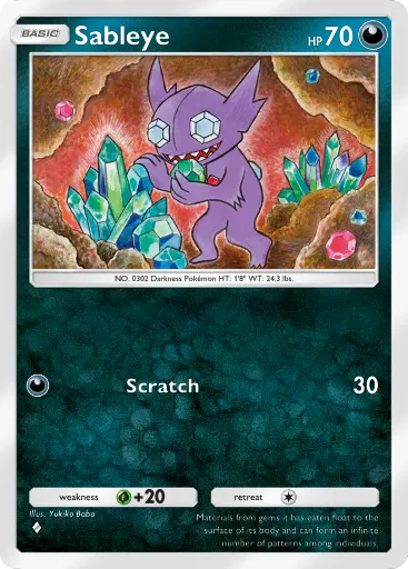 Sableye card image