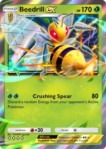 Beedrill ex card image