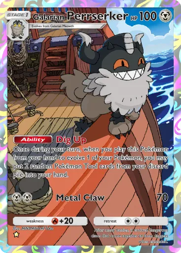 Galarian Perrserker card image