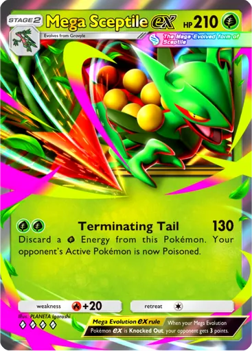 Mega Sceptile ex card image