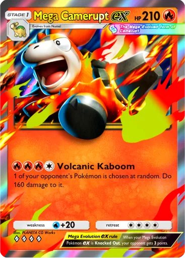 Mega Camerupt ex card image