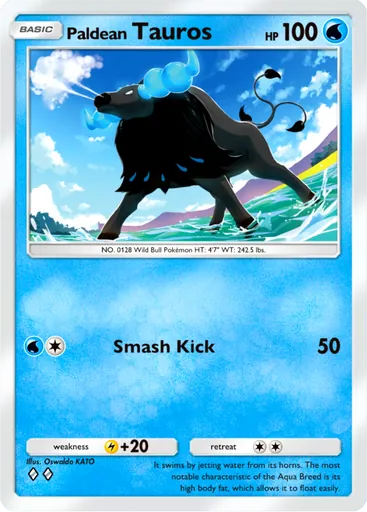 Paldean Tauros card image