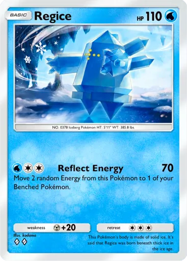 Regice card image