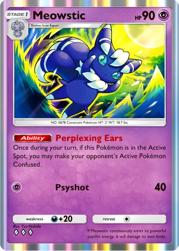 Meowstic card image