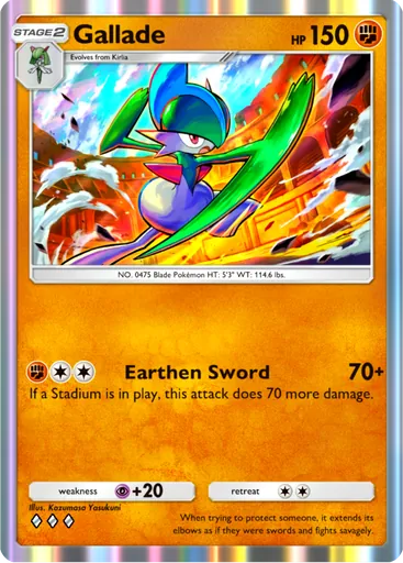 Gallade card image