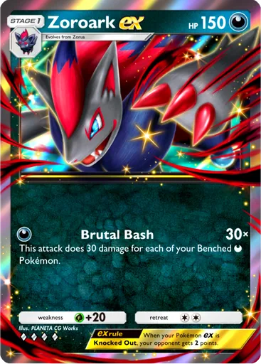 Zoroark ex card image