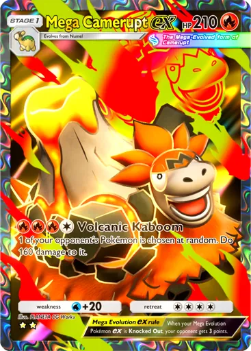 Mega Camerupt ex card image