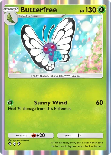 Butterfree card image