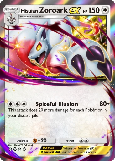 Hisuian Zoroark ex card image