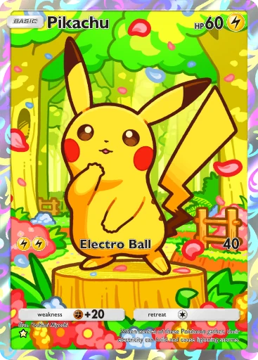 Pikachu card image