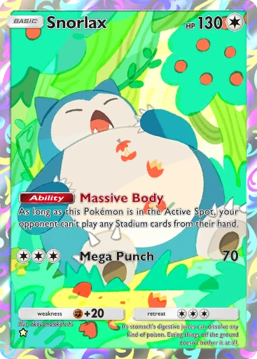 Snorlax card image