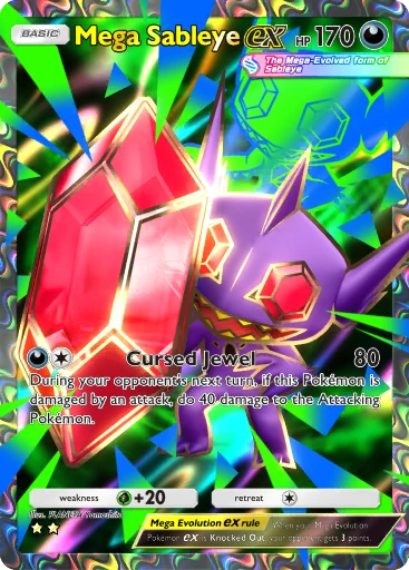 Mega Sableye ex card image
