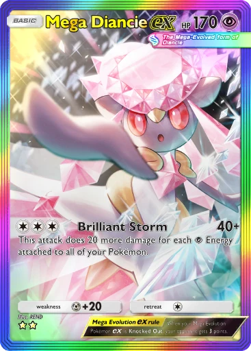 Mega Diancie ex card image