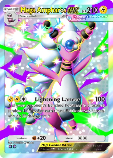 Mega Ampharos ex card image