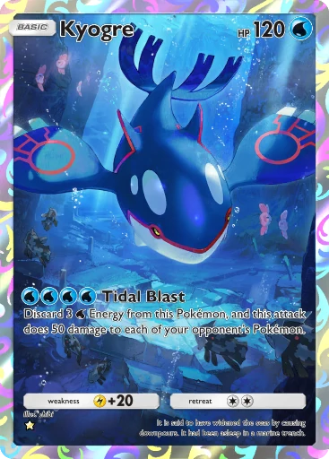 Kyogre card image