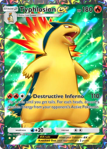 Typhlosion ex card image