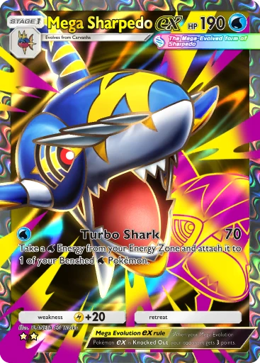 Mega Sharpedo ex card image