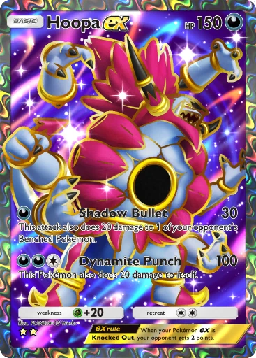 Hoopa ex card image