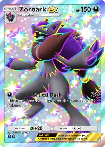 Zoroark ex card image