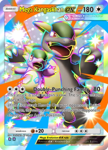 Mega Kangaskhan ex card image
