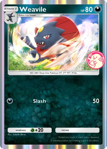 Weavile card image